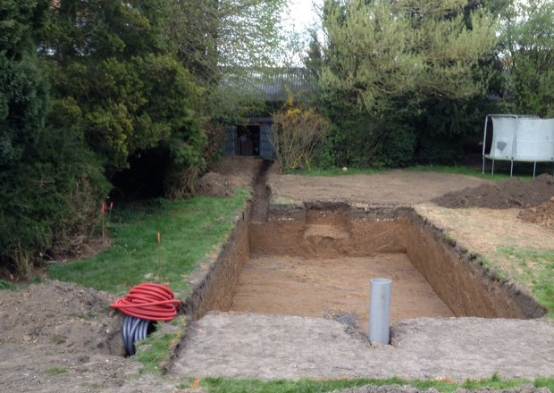 Terrassement à Bezange-la-Petite