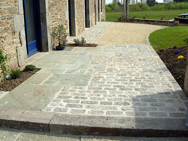 Dallage, terrasse, chape pavée à Metz